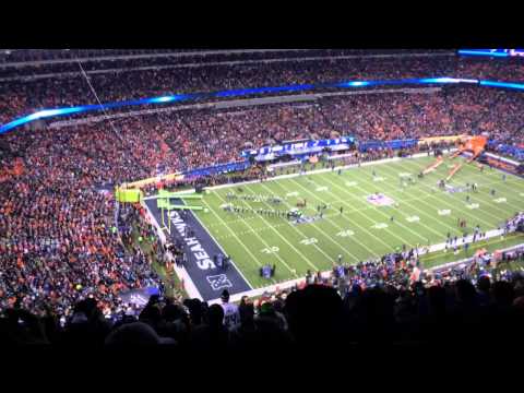 Super Bowl XLVIII Champion Seattle Seahawks Team Entrance 2014/02/02