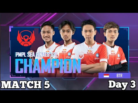 BTR RA JUARA SEA FINAL S2 PMPL • MICROBOY HAJAT TERMAKBUL ! MATCH 5 DAY 3 | BIGETRON RED ALIENS
