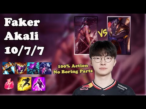 🔥 Faker Akali Mid | Korea Grandmaster Solo Queue | Patch 25.08 | League of Legends 🔥