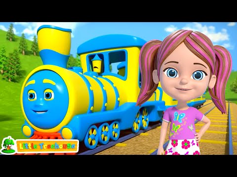 The Wheels On the Train + More Vehicle Songs & Rhymes for Kids