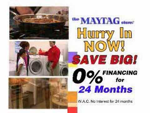 the MAYTAG store July TV Spot
