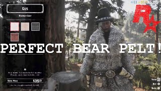 How to get perfect bear pelt Red Dead Online - Maerbay Coat