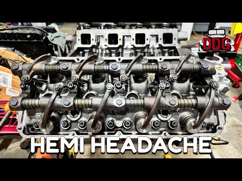 A Small Setback - 426 Hemi Head Installation Tech, Valvetrain Setup, Pushrod Problems, And More