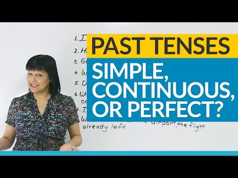 Learn English Tenses: Past Simple, Past Continuous, Past Perfect, or Present Perfect?