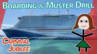 Carnival Jubilee: Boarding and cabin tour on Carnival's New Ship!