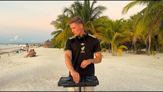 Melodic House Beach Mix 2025 (Marsh, Tinlicker, Lane 8, YOTTO) - DJ Set from Holbox, México
