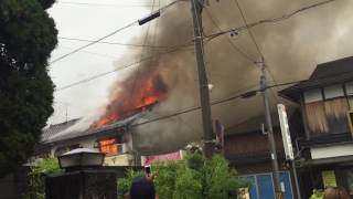 和歌山市火災現場映像