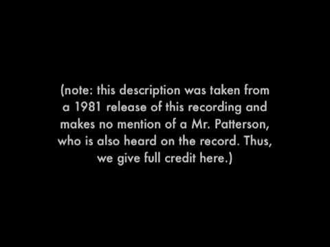 World's First Stereo Recording June 1 1934