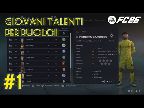 i MIGLIORI GIOVANI TALENTI SCONOSCIUTI per ogni RUOLO!!! - #1 
