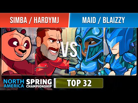 Simba & hardymj VS Maid & Blaizzy - Top 32 - NA - Brawlhalla Spring Championship 2022