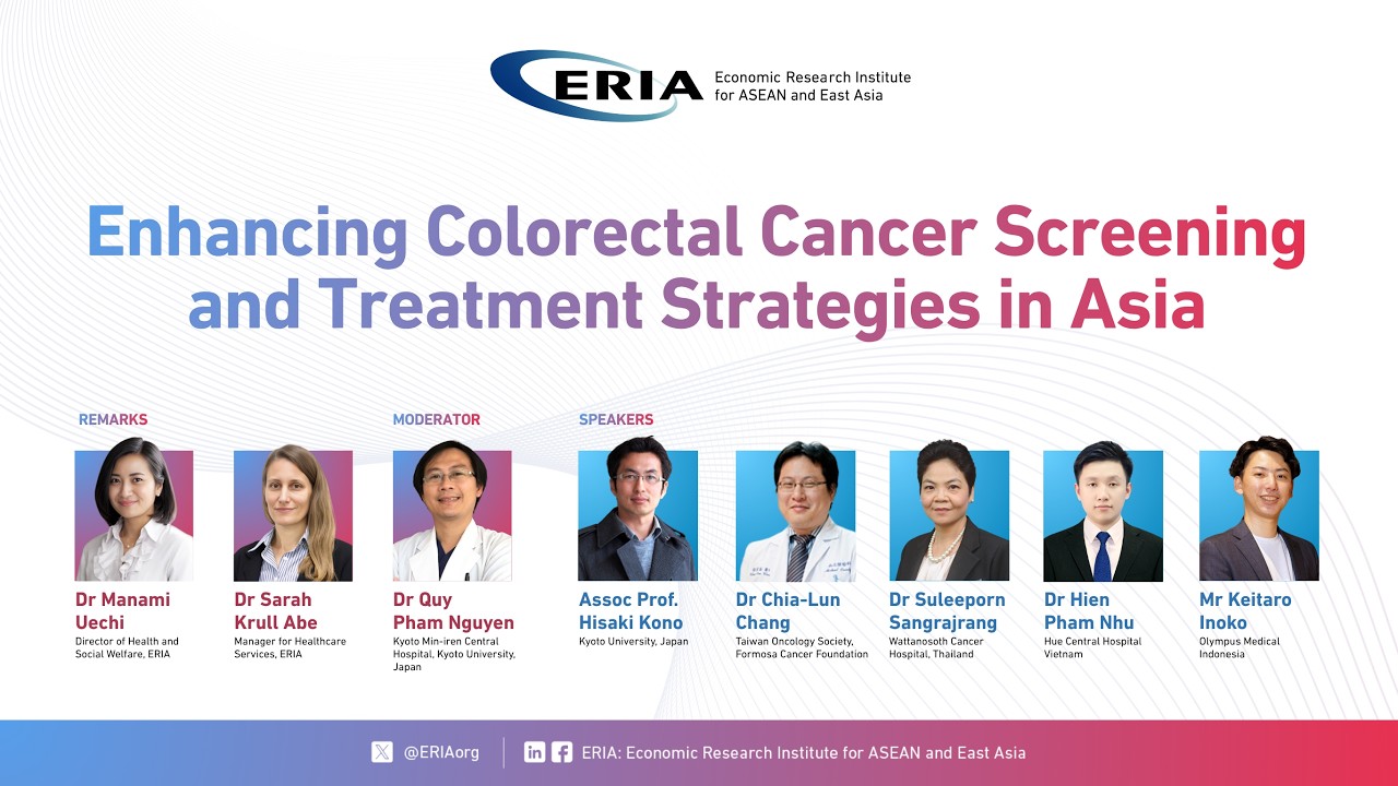 ERIA | Webinar Enhancing Colorectal Cancer Screening and Treatment Strategies in Asia