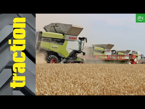 Claas Lexion 5500, 6900, 7700 & 8900 in the traction work sample