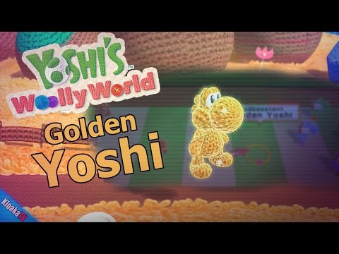Yoshi's Woolly World - Golden Yoshi - Boss Tent