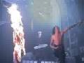 Marilyn Manson burning american flag (Live) Gun's God and Government Tour