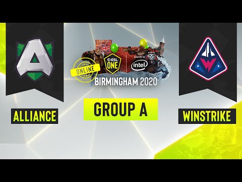 Dota2 - Alliance vs. Winstrike - Game 1 - ESL One Birmingham 2020 - Group A - EU/CIS