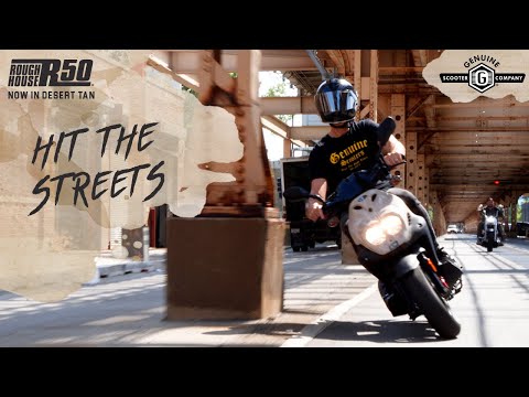 RoughHouse 50 Desert Tan – Adventure-Ready 50cc Scooter | Genuine Scooters