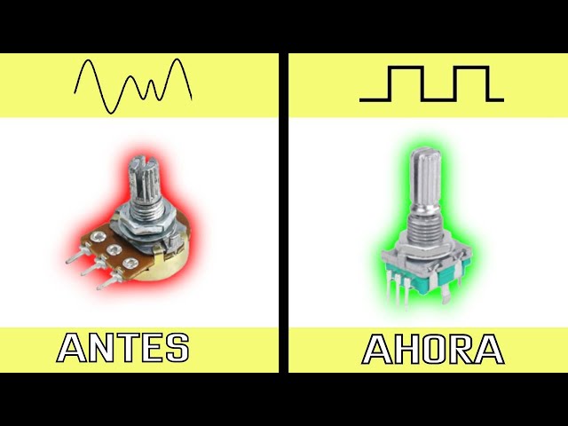 Vídeo relacionado con QUARKZMAN EC11 Codificador Código Interruptor Potenciómetro x 2uds 360 Grados Rotatorio para Volumen Control o Selección de datos en LED o LCD Pantalla, [7 Pasadores 20mm Eje]