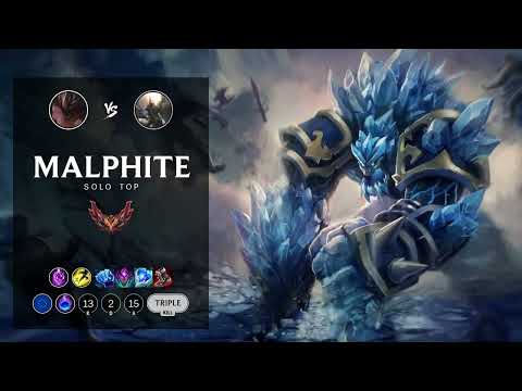 Malphite Top vs Pantheon - EUW Grandmaster Patch 12.13