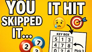 Stop Skipping the Key Box & Start Hitting 💥💰 | Pick 3 Lottery 