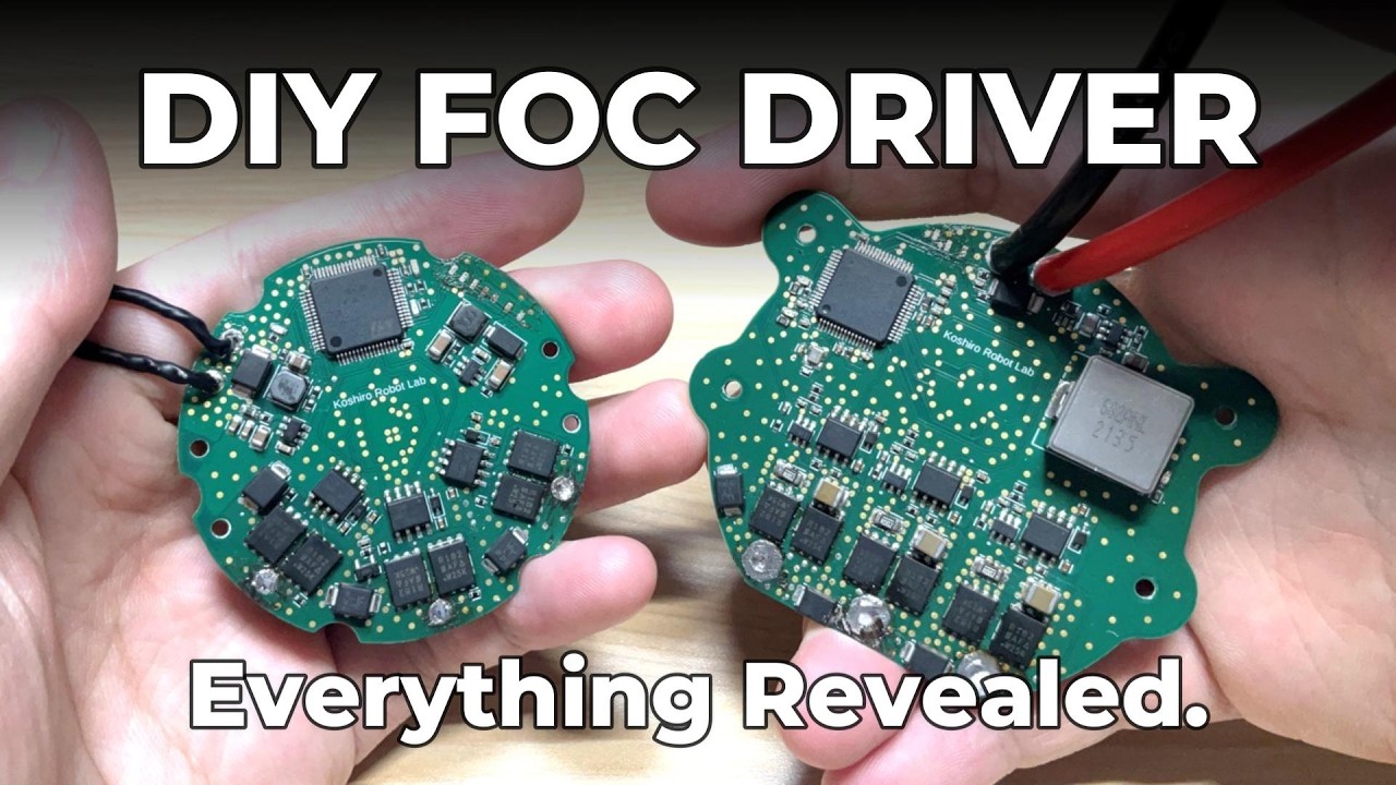 I Built a DIY FOC Motor Driver.