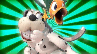 This Duck Hunt Dog has a MASSIVE brain...