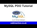 MySQL PDO Tutorial