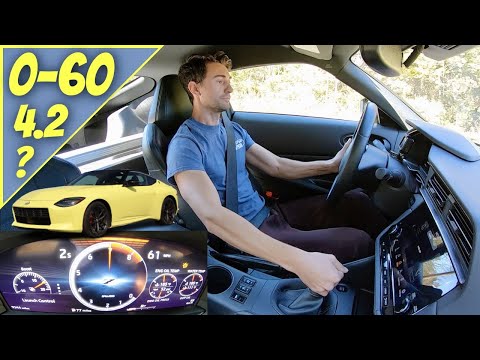 2023 Nissan Z Performance Manual 0-60 Test, Launch Control and Flat Foot Shifting