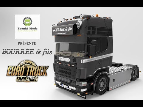 Euro Truck Simulator 2 - Scania 164L 580V8 - Bourrée & Fils