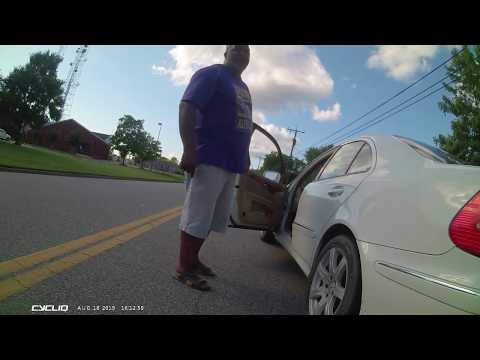 Bicyclist Mercedes VA VVH-2822 Roanoke Ave Close Pass and Brake Check 8 18 19