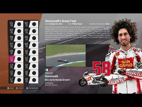 MotoGP™19 PS4 - Historical Challenges - The Modern Era
