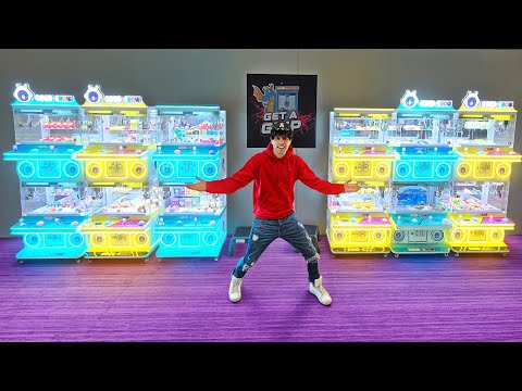I Played EVERY Mini Claw Machine In A Clawcade!