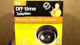 Poundland dummy CCTV camera.