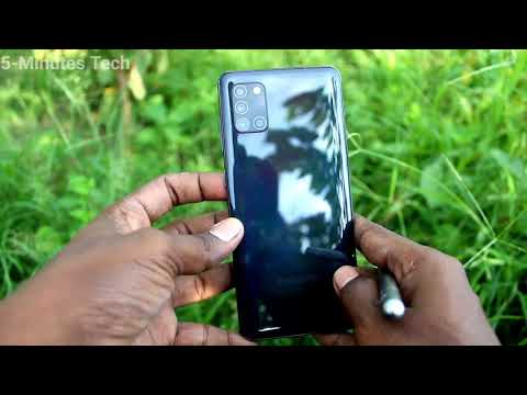 How to hide pattern line in Samsung Galaxy A31