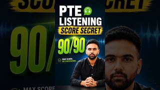 PTE Listening Score Secret 90/90 #shorts #pte #ptelistening