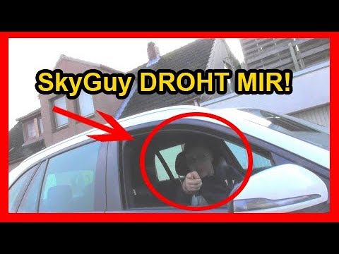 #KeinContent 😂Skyguy DROHT MIR mitten auf der Straße!!!😱 Anzeige!!👮