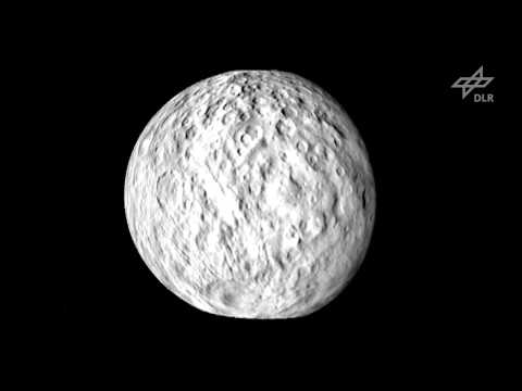 Cratered Surface of Ceres in Motion