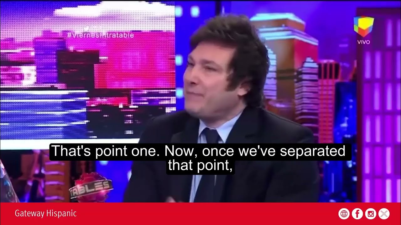 Milei: Incompatibilidad entre inmigración y el mal llamado Estado del Bienestar