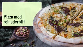 Video Block - Hvit pizza med reinsdyrbiff