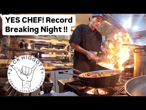 OVER 700 MEALS WITH A 6 CHEF TEAM! BUSY KITCHEN