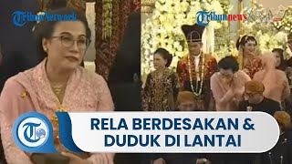 Momen Sri Mulyani Rela Berdesakan & Duduk di Lantai untuk Foto Bersama, Bingung Tak Ada Tempat Foto