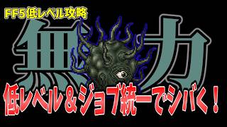 FF5 カタストロフィーを低Lv+ジョブ統一でシバいてみた FINAL FANTASY V Make it all the same of job & level1 Catastroph