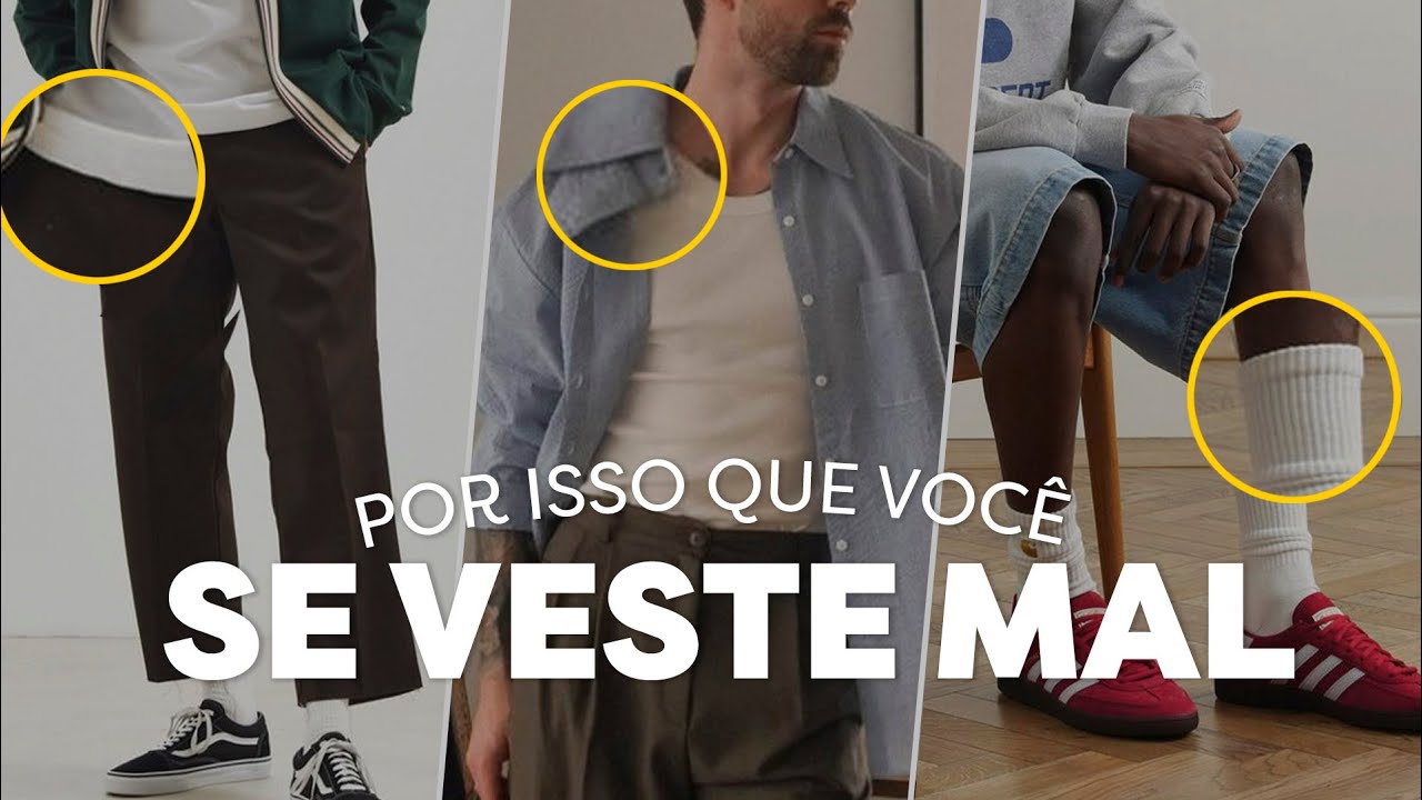 8 ERROS que estão MATANDO seu ESTILO | MODA MASCULINA 2024
