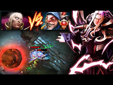 EPIC INVOKER vs GRANDMASTER MEEPO MID | Dota 2 Invoker