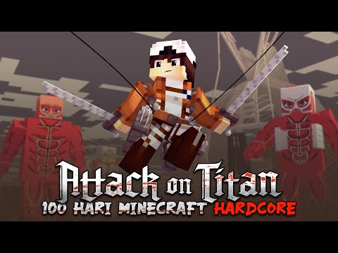 Zoffy - Surviving 100 Days in HARDCORE Minecraft | ATTACK ON TITANS