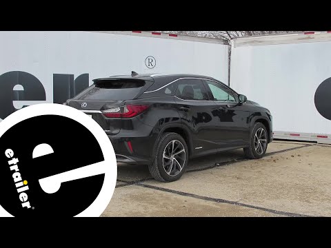 etrailer | Installing the Curt Trailer Hitch Receiver on your 2017 Lexus RX 450h