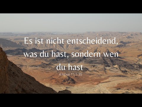 Es ist nicht entscheidend, was du hast, sondern wen | Numeri (2) | Matthias Rüther | 20.03.2022