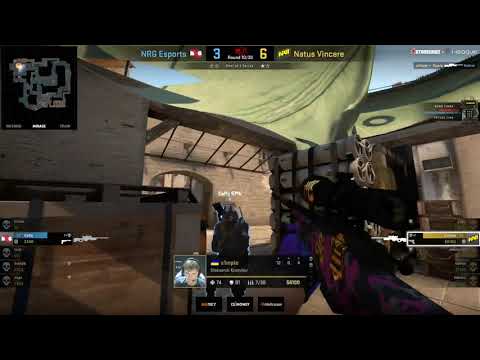 s1mple 1v3 clutch vs NRG