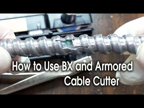 How to Use KLEIN TOOL BX and Armored Cable Cutter to Cut MC Cable – JJK’s Way