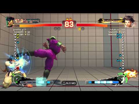 ginetta_g15 [M. Bison] vs. tukakura1988 [Makoto] | 1 of 2 Ranked Matches | SSF4 AE
