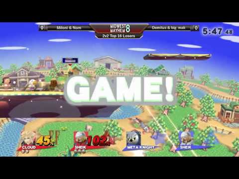 Midwest Mayhem 8 Top 16 Losers: big_mak & Demitus vs. Nom & Miloni